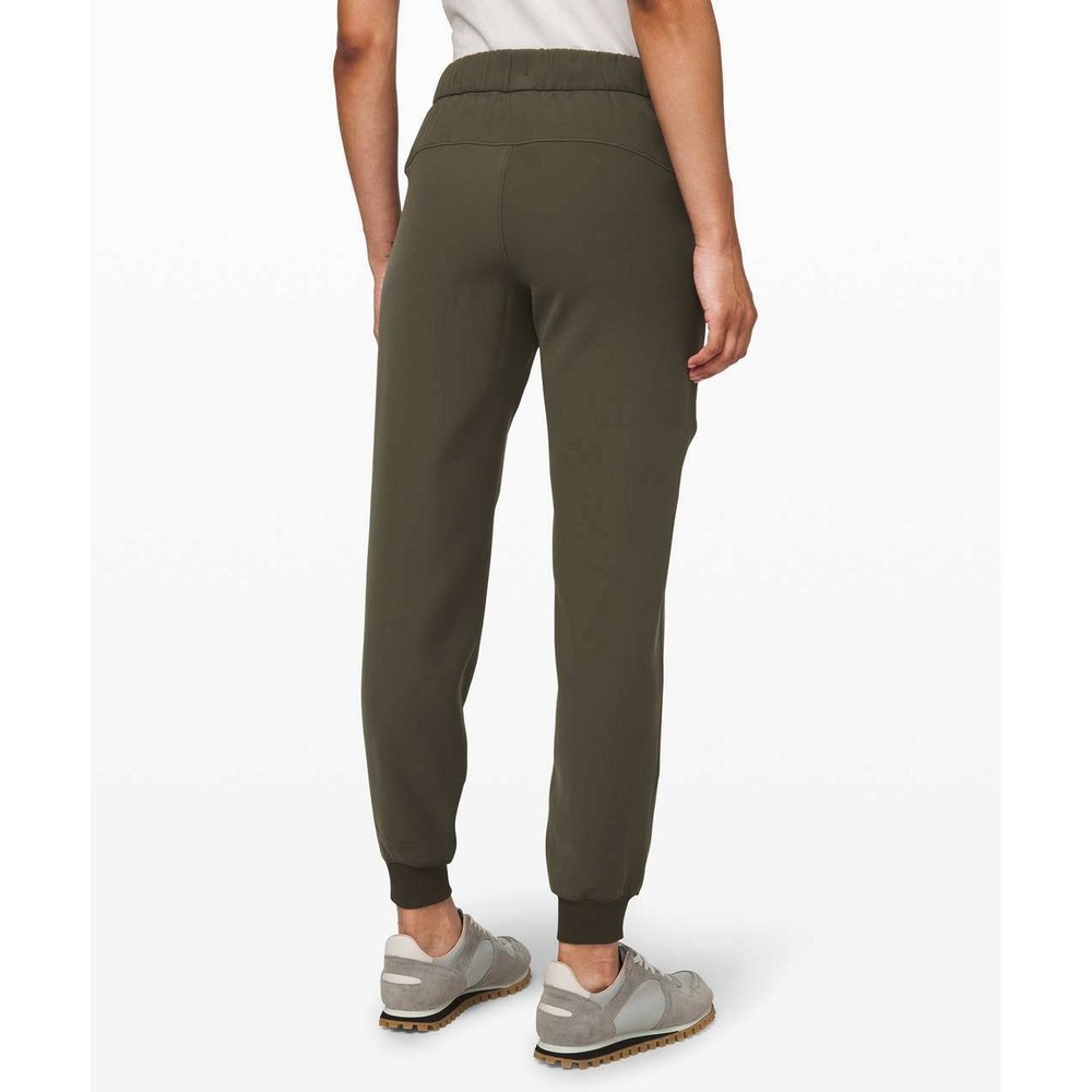 Lululemon On the Fly Travel Woven Jogger‎ Womens 4 Dark Olive Green Pants - Picture 3 of 14